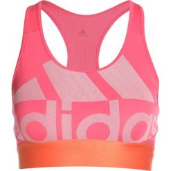 Biustonosze sportowe: adidas Performance LOGOBRA UNPAD Biustonosz sportowy real pink