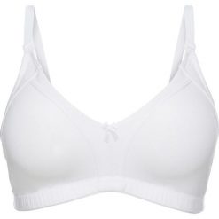 Biustonosz "minimizer" bonprix biały. Białe biustonosze marki bonprix, z bawełny. Za 21,99 zł.