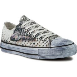 Trampki BIG STAR - V274960 Off White. Białe półbuty damskie marki BIG STAR, bez wzorów, z gumy, bez zapięcia. Za 109,00 zł.
