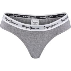 Pepe Jeans Underwear Cotton Brief Dixie Grey. Szare figi damskie Pepe Jeans, bez wzorów, z bawełny. Za 49,00 zł.
