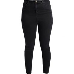 New Look Curves WASHED JET Jeans Skinny Fit black. Czarne rurki damskie New Look Curves, z elastanu. W wyprzedaży za 170,10 zł.