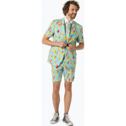 Garnitury: OppoSuits – Garnitur męski z krawatem – Iceman, niebieski