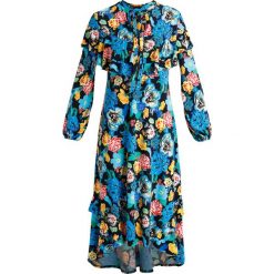 Długie sukienki: Topshop ALPHA FLORAL FRILL Długa sukienka black