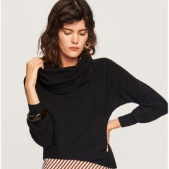 Sweter z obszernym golfem - Czarny. Czarne golfy damskie Reserved, l. Za 79,99 zł.