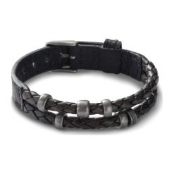 Bransoletki męskie: Bransoletka męska Fossil JF85460040