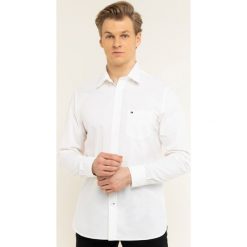 Koszula TOMMY HILFIGER Cotton Dobby MW0MW10677. Czerwone koszule męskie TOMMY HILFIGER, m, bez wzorów, z bawełny, casualowe, bez kołnierzyka, bez rękawów. W wyprzedaży za 189,00 zł.