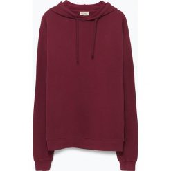 Bluza "Kinibay" w kolorze ciemnoczerwonym. Czerwone bluzy męskie American Vintage, s, bez wzorów, z bawełny, z kapturem, bez rękawów, bez kaptura. W wyprzedaży za 149,95 zł.