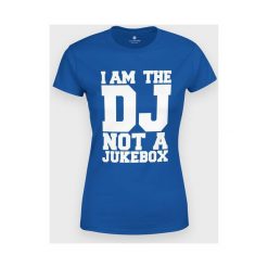 Koszulka damska I am the DJ. Koszulki damskie MegaKoszulki, m, bez wzorów, z bawełny, z podwójnym kołnierzykiem, bez rękawów. Za 54,90 zł.