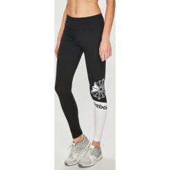 Reebok Classic - Legginsy. Czarne spodnie damskie Reebok Classic, s, z nadrukiem, z elastanu. W wyprzedaży za 149,90 zł.
