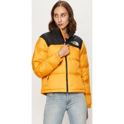 The North Face - Kurtka puchowa. Żółte kurtki damskie The North Face, s, bez wzorów, z nylonu, krótkie. Za 1199,00 zł.