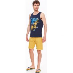 T-shirty męskie z nadrukiem: T-SHIRT MĘSKI BEZ RĘKAWÓW