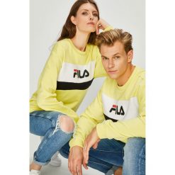 Fila - Bluza. Brązowe bluzy rozpinane damskie Fila, l, z nadrukiem, z bawełny, bez kaptura. W wyprzedaży za 279,90 zł.