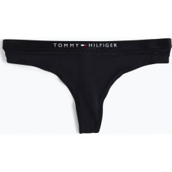 Tommy Hilfiger - Stringi damskie, niebieski. Niebieskie stringi damskie TOMMY HILFIGER, l, bez wzorów. Za 89,95 zł.