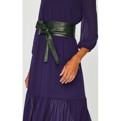 Answear - Pasek CT1001.H. Zielone paski damskie marki ANSWEAR, w paski, ze skóry. W wyprzedaży za 49,90 zł.