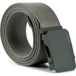 Pasek Męski CALVIN KLEIN - Canvas Adj Plaque Be K50K503429 90 302. Szare paski męskie marki Calvin Klein, szklane. Za 129,00 zł.