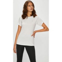 Calvin Klein Performance - Top. Szare topy sportowe damskie Calvin Klein Performance, l, z dzianiny, z krótkim rękawem. Za 179,90 zł.