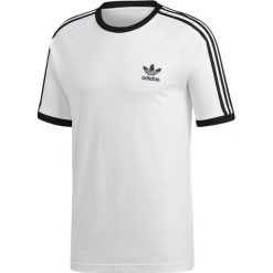 Koszulka adidas Originals 3-Stripes CW1203. Żółte koszulki męskie Adidas, m, w paski, z bawełny, klasyczne, bez kołnierzyka, bez rękawów. Za 99,00 zł.