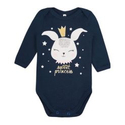 Garnamama Body Dziewczęce Rabbits 68 Niebieskie. Niebieskie body niemowlęce marki Garnamama, z bawełny. Za 33,00 zł.