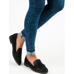 Mokasyny damskie: Bestelle stylowe damskie mokasyny czarne