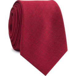 Krawat KWTR001820. Czerwone krawaty męskie Giacomo Conti, bez wzorów, z mikrofibry, eleganckie. Za 69,00 zł.