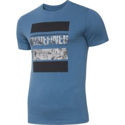 T-shirty męskie: T-shirt męski TSM010 – jasny niebieski