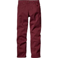 Rurki męskie: Spodnie ze stretchem Slim fit bonprix bordowy