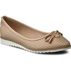 Baleriny JENNY FAIRY - TS4108-06 Beżowy. Brązowe baleriny damskie Jenny Fairy, bez wzorów, ze skóry ekologicznej, bez obcasa. W wyprzedaży za 29,99 zł.