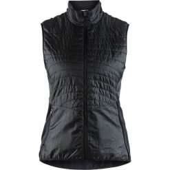 Craft kamizelka damska Urban Warmer czarna M. Czarne kamizelki damskie Craft, m, bez wzorów, bez kaptura, na fitness i siłownię. W wyprzedaży za 239,00 zł.