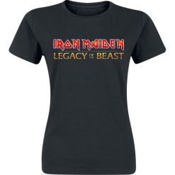 Iron Maiden Part Of The Legacy Koszulka damska czarny. Czarne koszulki damskie marki Iron Maiden, l, bez wzorów, bez kołnierzyka. Za 74,90 zł.