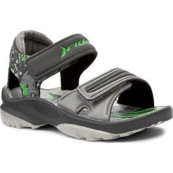 Sandały RIDER - K2 Twist VI Baby 81912 Grey/Dark Grey/Green 20996. Szare sandały męskie Rider, z tworzywa sztucznego, bez zapięcia. Za 79,00 zł.