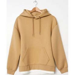 Bluza z kapturem - Beżowy. Brązowe bluzy męskie House, s, bez wzorów, z kapturem, bez rękawów, z kapturem. Za 119,99 zł.