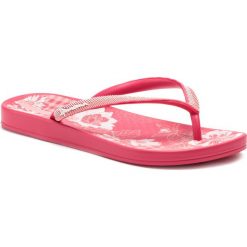 Japonki IPANEMA - Anat Lovely IX Fe 82518 Pink/Grey 21819. Różowe klapki damskie marki Ipanema, bez wzorów, z tworzywa sztucznego, bez obcasa. Za 79,99 zł.