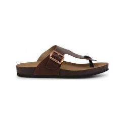 Docksteps Klapki VEGA-2284. Kapcie męskie Docksteps, bez wzorów, ze skóry. Za 186,00 zł.