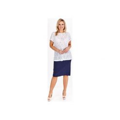 Ażurowa, koronkowa bluzka t-shirt. Brązowe bluzki damskie Bird, bez wzorów, z koronki, bez kołnierzyka. Za 194,00 zł.
