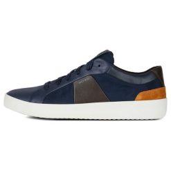 Geox Tenisówki Męskie Warley 45 Ciemny Niebieski. Niebieskie tenisówki męskie marki Geox. Za 429,00 zł.