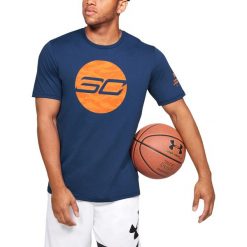 Under Armour SC30™ Koszulka Niebieski. Niebieskie podkoszulki męskie Under Armour, xl, z nadrukiem, z bawełny, z krótkim rękawem. Za 137,95 zł.