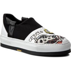 Sneakersy ICEBERG - Nuvola 17EID901A Galaxy Bianco. Czarne półbuty damskie Iceberg, z aplikacjami, ze skóry, bez obcasa, na obcasie, bez zapięcia. W wyprzedaży za 889,00 zł.