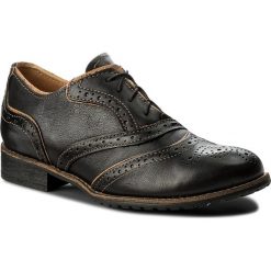 Oxfordy SERGIO BARDI - Bivona SS127334218RB 101. Czarne jazzówki damskie Sergio Bardi, ze skóry, na obcasie. W wyprzedaży za 209,00 zł.