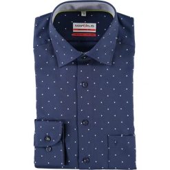 Koszula - Modern fit - w kolorze granatowym. Niebieskie koszule męskie Marvelis, m, w kropki, z bawełny. W wyprzedaży za 87,95 zł.