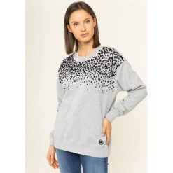 Bluza MICHAEL Michael Kors Leopard MF95MBEBDD. Szare bluzy damskie MICHAEL Michael Kors, xs, bez wzorów, z bawełny, bez rękawów, bez kaptura. W wyprzedaży za 589,00 zł.