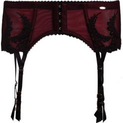 Pończochy i rajstopy: Gossard WASPIE SUSPENDER Pas do pończoch i Podwiązki black/ruby
