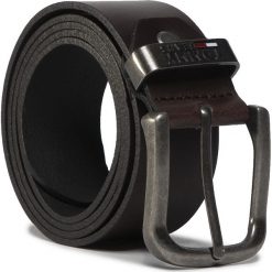 Pasek Męski TOMMY JEANS - Tjm Metal Loop Adj Belt 4.0 AM0AM05960 0F5. Pomarańczowe paski męskie Tommy Jeans, w paski, z jeansu. Za 229,00 zł.