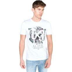 Jack & Jones Art Bouquet Koszulka Biały. Białe podkoszulki męskie Jack & Jones, xl, z nadrukiem, z bawełny, z krótkim rękawem. Za 66,95 zł.