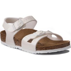 Sandały BIRKENSTOCK - Rio Kids 0831693 Magic Galaxy White. Białe sandały dziewczęce marki Birkenstock, ze skóry ekologicznej, bez zapięcia. W wyprzedaży za 189,00 zł.