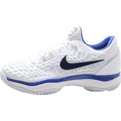 Buty sportowe damskie: Nike Performance AIR ZOOM CAGE 3 HC Obuwie multicourt white/binary bluemega blue