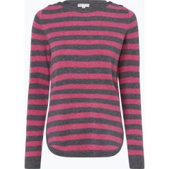 Marie Lund - Sweter damski, szary. Szare swetry klasyczne damskie marki Marie Lund, s, w paski, z wełny. Za 179,95 zł.
