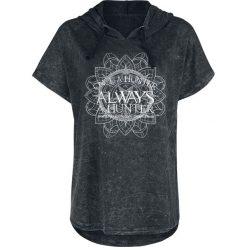 Supernatural Once A Hunter Always A Hunter Koszulka damska szary. Czerwone bluzki nietoperze marki WED'ZE, xl, z elastanu, z kapturem. Za 121,90 zł.