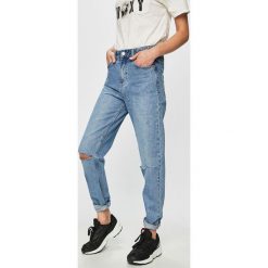 Tally Weijl - Jeansy. Niebieskie jeansy damskie marki TALLY WEIJL, s, bez wzorów, z bawełny, z podwyższonym stanem. Za 169,90 zł.