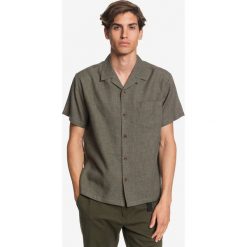 Quiksilver Waterman Fifties Micro Koszula Zielony. Zielone koszule męskie Quiksilver, l, bez wzorów, z bawełny, bez kołnierzyka, z krótkim rękawem. Za 307,95 zł.