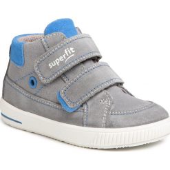 Sneakersy SUPERFIT - 6-06350-25 S Grau/Blau. Szare trampki chłopięce Superfit, bez wzorów, z zamszu, bez zapięcia. Za 229,00 zł.